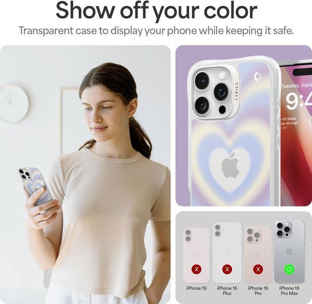 Чохол Spigen Cyrill UltraSheer MagSafe Lilac Love для iPhone 16 Pro Max ACS08739 2502532963 фото