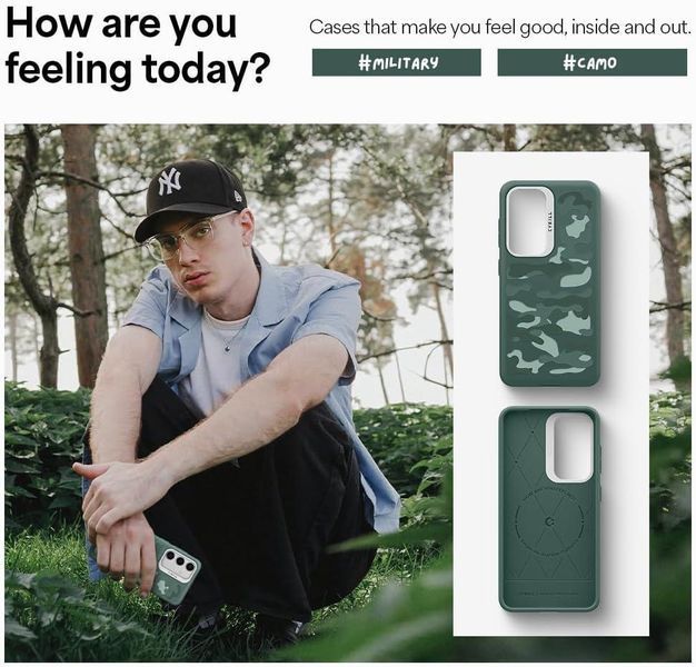 Чохол Spigen Cyrill Ultracolor Military Camo Khaki для Samsung Galaxy S24 SM-S921 ACS07366 2501043262 фото