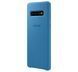Оригинальный чехол Samsung Silicone Cover Blue для Galaxy S10 Plus SM-G975 1468032090 фото 3