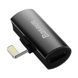 Переходник Baseus L46 Lightning to Dual Lightning digital audio converter Black 1216068933 фото 3