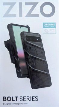 Чохол Zizo Bolt Series Gun Metal Gray з кліпсою і склом для Google Pixel 6a 2285298967 фото