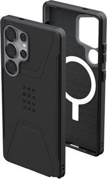 Чохол UAG Civilian Magsafe Black для Samsung Galaxy S25 Ultra 2833934596 фото