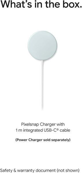 Беспроводное магнитное зарядное устройство для Google PixelSnap 25W Qi2 Wireless Charger 2871043112 фото