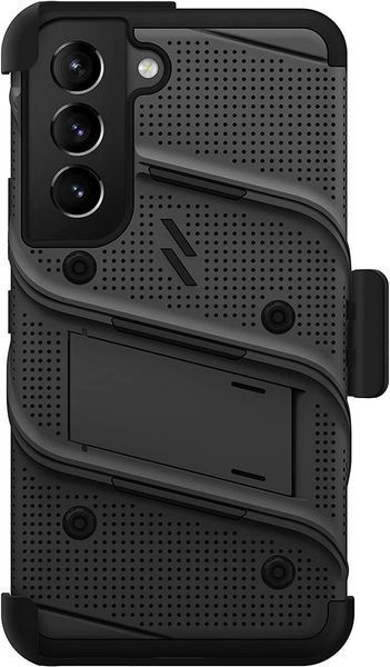 Противоударный чехол Zizo Bolt Series Black с клипсой для Samsung Galaxy S22 SM-G901