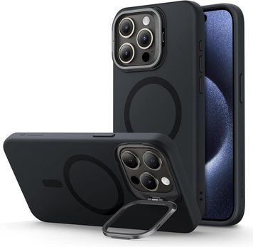 Чохол ESR Cloud Soft With Stash Stand Black для iPhone 15 Pro Max 2047768256 фото