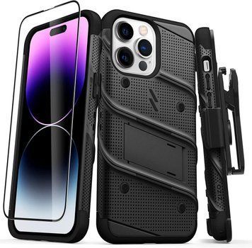 Чохол Zizo Bolt Series Black з кліпсою для iPhone 14 Pro Max 1710528019 фото