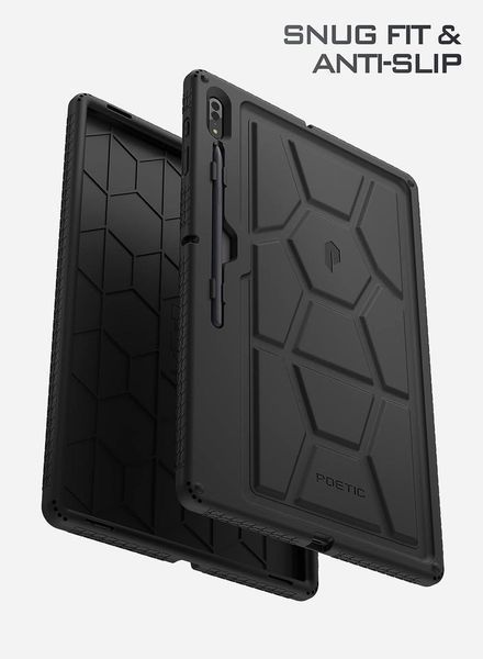 Чохол Poetic TurtleSkin Series Black для Samsung Galaxy Tab S8 Ultra SM-X906 1963065425 фото