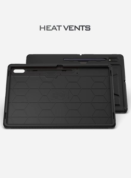 Чохол Poetic TurtleSkin Series Black для Samsung Galaxy Tab S8 Ultra SM-X906 1963065425 фото