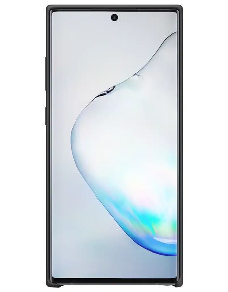 Оригинальный чехол Samsung Silicone Cover Black для Galaxy Note 10 Plus SM-N975 1408662423 фото