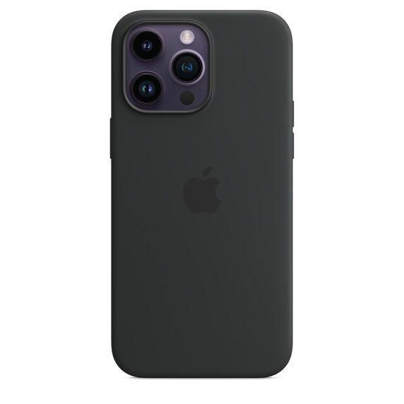 Оригинальный чехол Apple Silicone Case MagSafe Midnight для iPhone 14 Pro MPTE3ZM/A