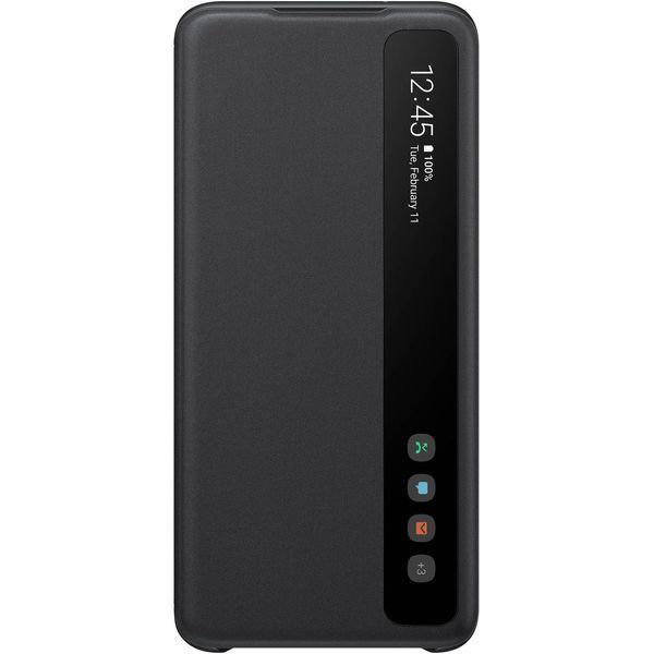 Оригинальный Чехол Clear View Cover Black для Samsung Galaxy S20 SM-G980