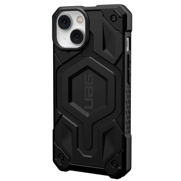 Чохол UAG Monarch Pro Leather MagSafe Black для iPhone 13 | 14 2793526412 фото