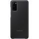 Оригинальный Чехол Clear View Cover Black для Samsung Galaxy S20 SM-G980, фото 2