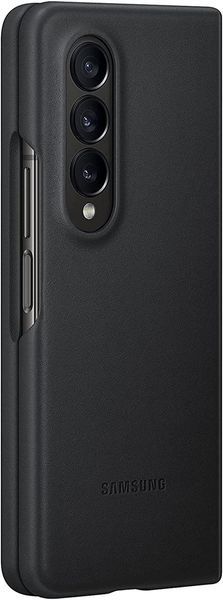 Чехол Samsung Leather Cover Black для Galaxy Fold 4 F936