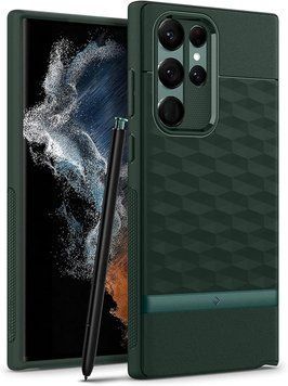 Чохол Caseology Parallax Midnight Green для Samsung Galaxy S22 Ultra SM-S908 ACS03942 1764380568 фото