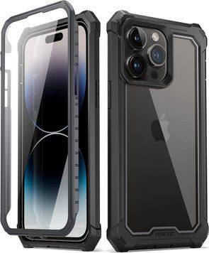Захисний чохол 360&deg; Poetic Guardian Black для iPhone 14 Pro Max 2078069191 фото