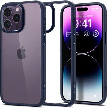 Чохол Spigen Ultra Hybrid Navy Blue для iPhone 14 Pro ACS04962 1867160673 фото