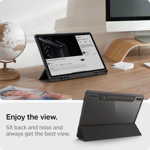 Чехол Spigen Ultra Hybrid Pro Black для Samsung Galaxy Tab S9 Plus | S10 Plus ACS07076 2053877483 фото