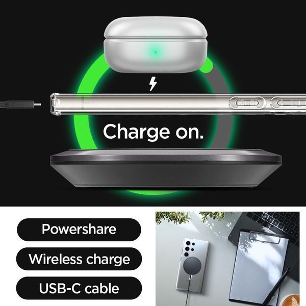 Чохол Spigen Ultra Hybrid OneTap Metal Ring White для Samsung Galaxy S24 Ultra SM-S928 2249297722 фото