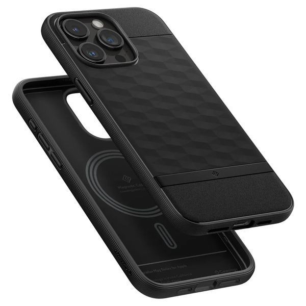 Чохол Caseology Parallax Mag Matte Black для iPhone 15 Pro Max ACS06614 2026362361 фото