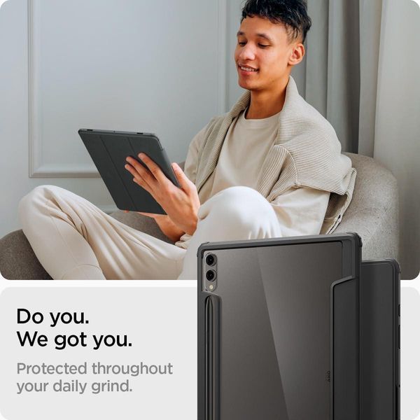Чехол Spigen Ultra Hybrid Pro Black для Samsung Galaxy Tab S9 Plus | S10 Plus ACS07076 2053877483 фото