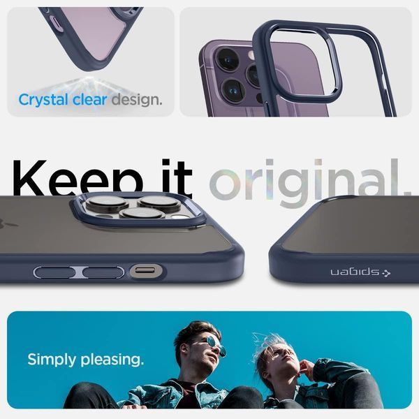 Чохол Spigen Ultra Hybrid Navy Blue для iPhone 14 Pro ACS04962 1867160673 фото