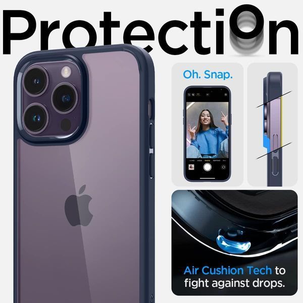 Чохол Spigen Ultra Hybrid Navy Blue для iPhone 14 Pro ACS04962 1867160673 фото