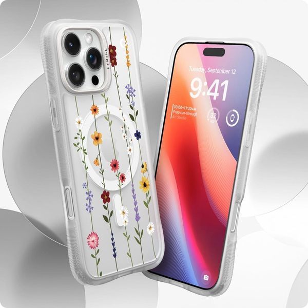 Чехол Spigen Cyrill UltraSheer MagSafe Flower Garden для iPhone 16 Pro Max ACS08743 2502535196 фото