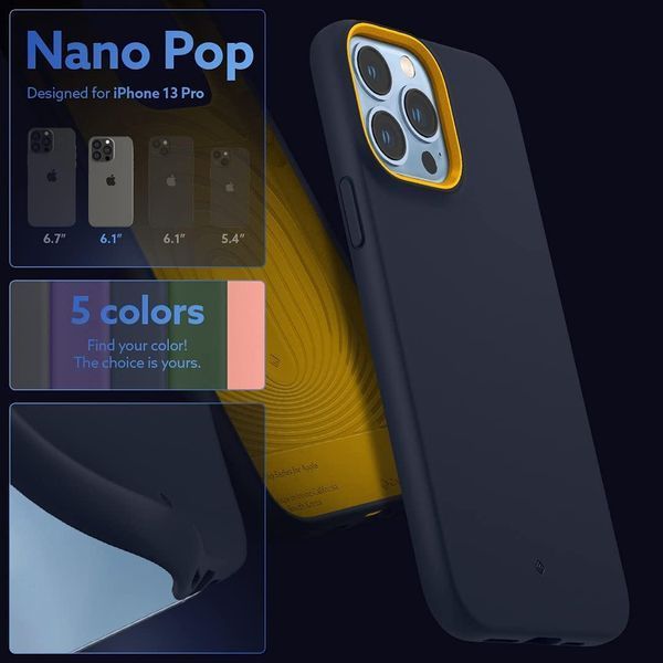Чехол Caseology Nano Pop Blueberry Navy для iPhone 13 Pro 1744953520 фото