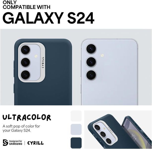 Чохол Spigen Cyrill Ultracolor Deep Sea для Samsung Galaxy S24 SM-S921 2501060866 фото