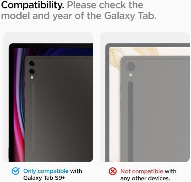 Чехол Spigen Ultra Hybrid Pro Black для Samsung Galaxy Tab S9 Plus | S10 Plus ACS07076 2053877483 фото