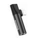 Переходник Baseus L43 Lightning to Lightning+3.5mm digital audio converter Black 1216071351 фото 1