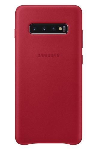 Чохол Samsung Leather Cover Red для Galaxy S10 SM-G973 1431005978 фото