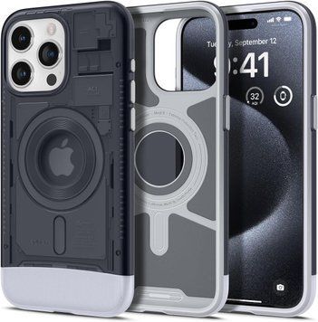 Чохол Spigen Classic C1 MagFit Graphite для iPhone 15 Pro ACS06742 2401684255 фото