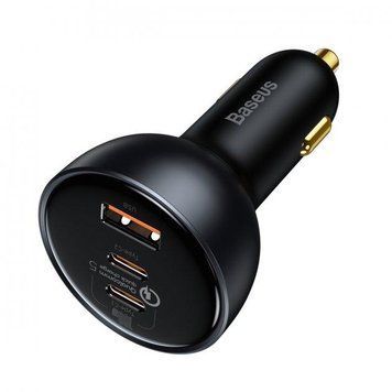 Автомобільний зарядний пристрій Baseus Qualcomm Quick Charge 5 Technology Multi-Port Fast Charge C+C+U 160W 1719883297 фото