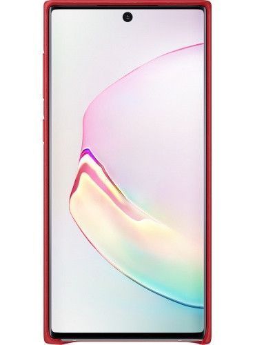Офіційний чохол Samsung Leather Back Cover Red для Samsung Galaxy Note 10 SM-N970 1528100057 фото