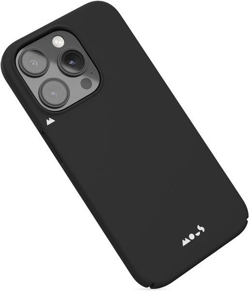 Чехол Mous Super Thin MagSafe Jet Black для iPhone 15 Pro Max 2251461568 фото