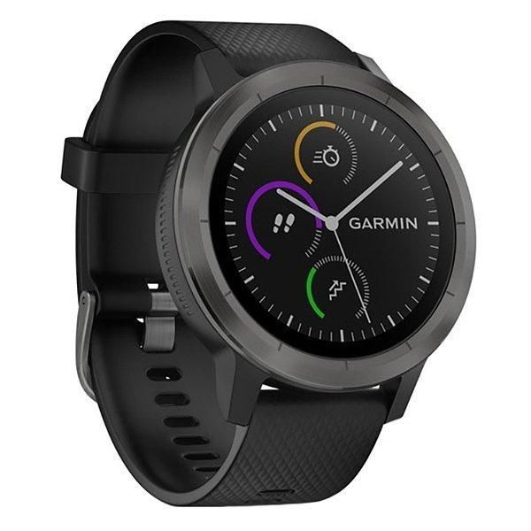 Смарт-годинник Garmin Vivoactive 3 Black with Slate Hardware (010-01769-12)