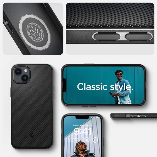 Чохол Spigen Mag Armor MagFit Matte Black для iPhone 14 Plus ACS04918 1867209369 фото