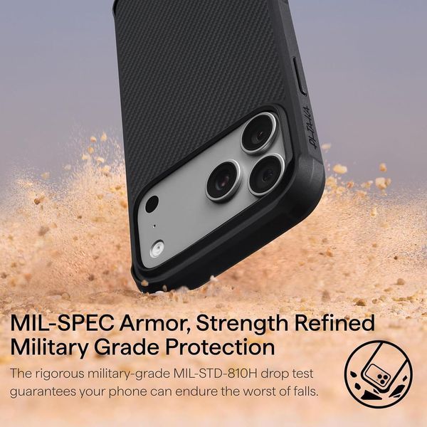 Чохол Pitaka Aramid ProGuard Case Black/Grey для iPhone 17 Pro Max 3143890160 фото