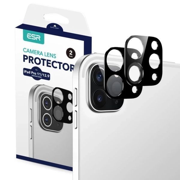 Защитное стекло для камеры ESR Camera Lens Protector Black 2шт для iPad Pro 11 | iPad Pro 12.9 2020 | 2021 1838129340 фото