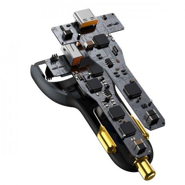 Автомобільний зарядний пристрій Baseus Qualcomm Quick Charge 5 Technology Multi-Port Fast Charge C+C+U 160W 1719883297 фото