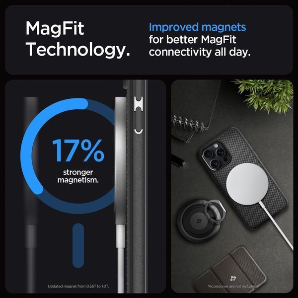 Чохол Spigen Mag Armor Matte Black для iPhone 15 Pro Max ACS06597 2001043663 фото