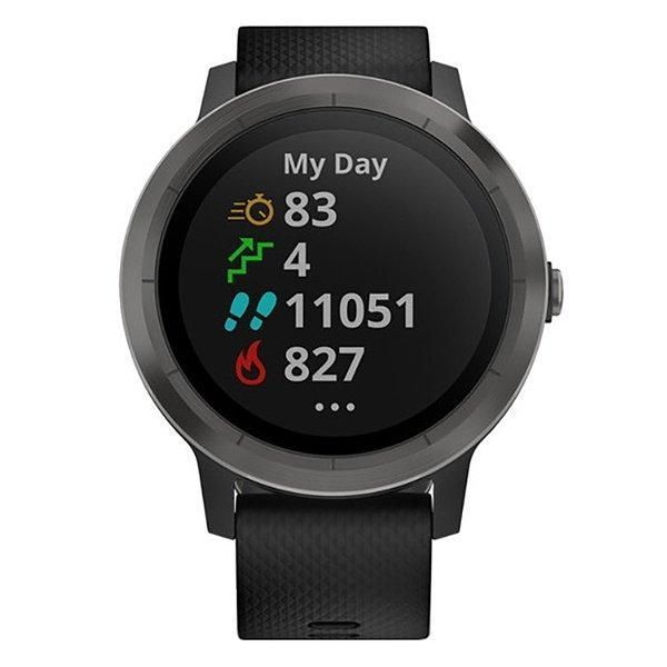 Смарт-годинник Garmin Vivoactive 3 Black with Slate Hardware (010-01769-12)