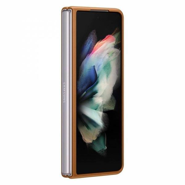 Чехол Samsung Leather Cover Brown для Galaxy Fold 3 1712690272 фото
