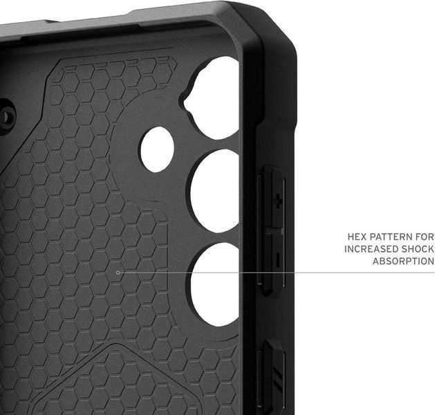 Чохол UAG Monarch Pro Carbon Fiber Black для Samsung Galaxy S24 2881832541 фото