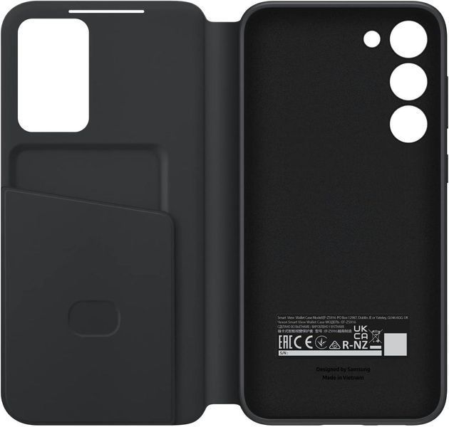 Чехол Samsung Smart Clear View Cover Black для Galaxy S23 SM-S911 2078074032 фото