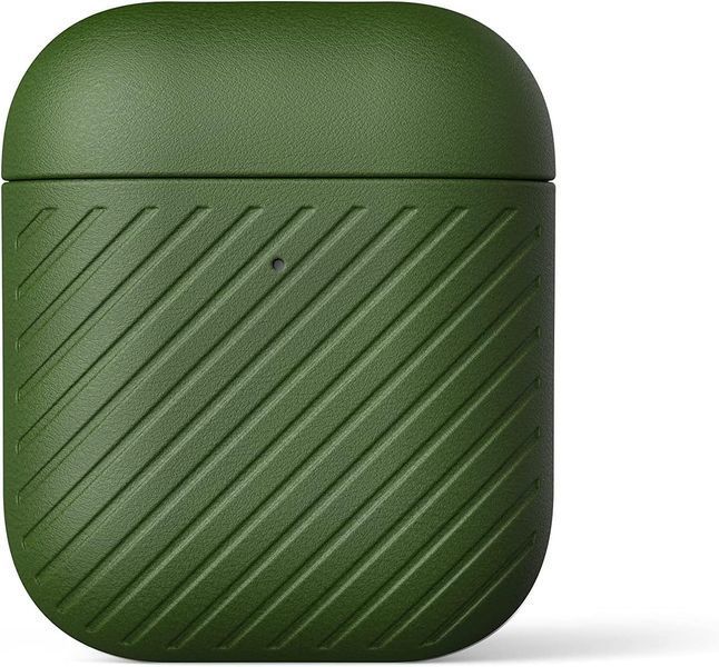 Чехол Moment Leather Olive Green для AirPods 1 Gen | 2 Gen 1819728927 фото