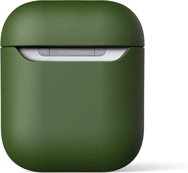Чехол Moment Leather Olive Green для AirPods 1 Gen | 2 Gen 1819728927 фото