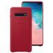 Чохол Samsung Leather Cover Red для Galaxy S10 SM-G973 1431005978 фото 2